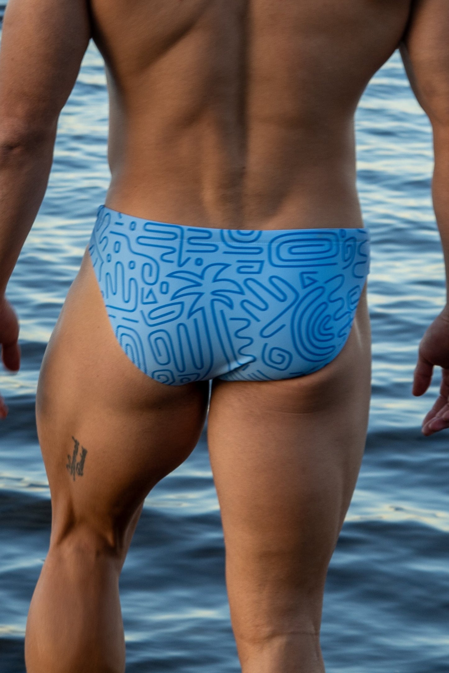 Bondi Swim Brief in Blue