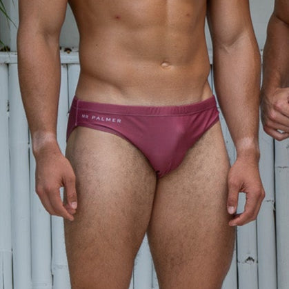 Manly Swim Brief Maroon